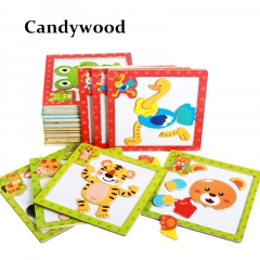 Children 3D Magnetic Puzzle Jigsaw Wooden