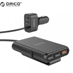 ORICO UCP-5P Portable 52W Car Charger with