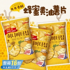 Korean imported Haitai honey, butter, potato chips