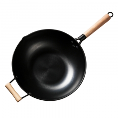 Ultra-light uncoated household frying pan