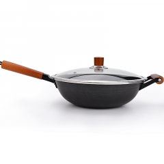 Cast iron wok wok