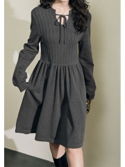 Ruida French Heavy Industries Knitted Dress Women'