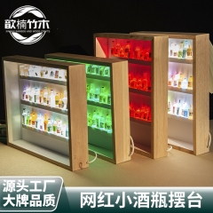 Factory wholesale small wine bottle diy luminous p