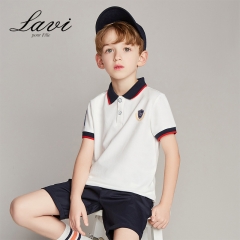 LAVI Summer New Kids Short Sleeve T-Shirt Badge Al