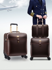 PVC suitcase, trolley suitcase, 20 inch business c