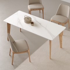 Cream Wind Rock Plate Dining Table