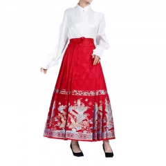 New Chinese style Ming style Hanfu horse face skir