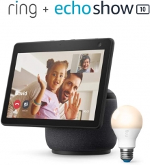 All-new Echo Show 10 (3rd Gen) - Charcoal - bundle