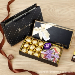 Creative Defu Chocolate Gift Box with Candy Snack 