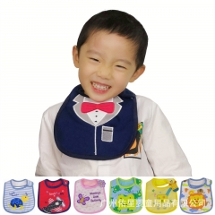 Cross border source cartoon embroidered baby saliv