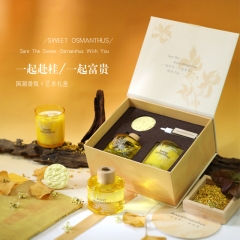 Creative Chinese osmanthus scented candle gift box