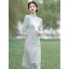 Cheongsam New Women's Early Autumn Vintage Chinese