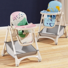 Baby dining chair foldable baby chair household po