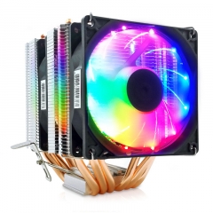 COOLMOON Cool Moon Six Copper Tube Dual Fan CPU Co