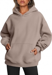 Women's oversized hoodies, wool sweatshirts, long 