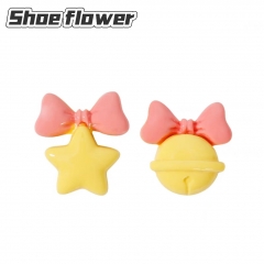 Shoeflower Cute Bell Holey Shoes Accessories Decor