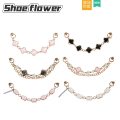 Crocs accessories imitation pearl shoe chain small