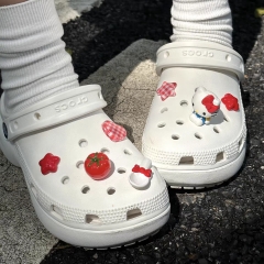 Tomato kitty Shoes Flowers Red cute Kate Cat Origi
