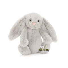 Shy silver Bunny classic cute plush toy comfort do