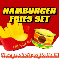 Hamburger&Fries set of Cat bed