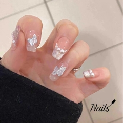 French style wearing nail art with a high-end feel