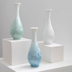 Crystalline Glazed Vase, Pure style