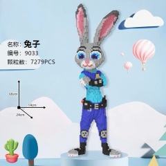 疯狂动物城兔子狐狸拼装积木玩具摆件礼物 兔子 均码