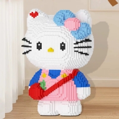hellokitty凯蒂猫KT猫积木拼装玩具礼物摆件 #1 均码