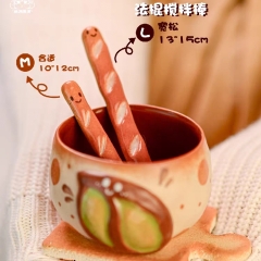 手工陶瓷面包蛋杯咖啡杯拉花杯马克杯杯子