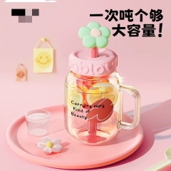 花花玻璃杯