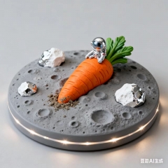 安特商铺探索系列氛围潮玩摆件（月球萝卜坑款）