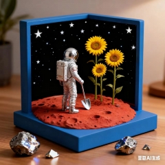 安特商铺探索系列氛围潮玩摆件（希望在火星款）