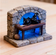 安特商铺角落系列氛围摆件（忧郁烘炉款）