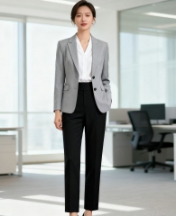 通勤OL西装外套女秋季韩版宽松休闲气质垂感西服