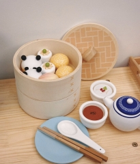 儿童木制中式茶歇玩具