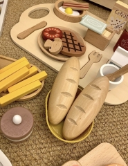 儿童木制早点茶歇玩具