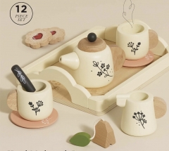 儿童木制古典风茶具茶歇玩具