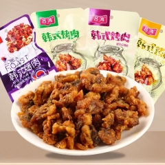 吕鸿韩式烤肉鸡肉鸭肉韩国风味小零食一盒10包装