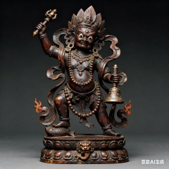 藏式木雕佛像