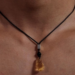 Citrine Charm Cord