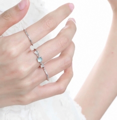 Original 925 Sterling Silver Ring, Fade-Resistant,