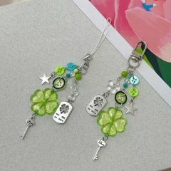 四叶草挂件手作高颜值钥匙扣串珠小挂件可爱百搭
