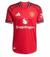 Manchester United home jersey for the 25/26 season