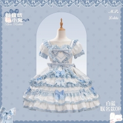 Bowknot Bunny 蓝色 s