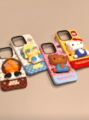 Cartoon Cute 3D Crying Doll & Hello Kitty Magn