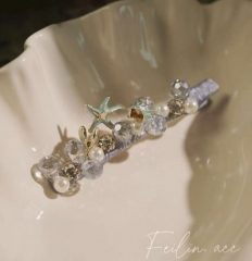 海星水晶钻鸭嘴夹