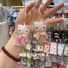 日本三丽鸥限定和服御守铃铛kitty 日本三丽鸥限定和服御守铃铛kitty 22cm