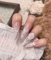 裸粉浮雕穿戴甲