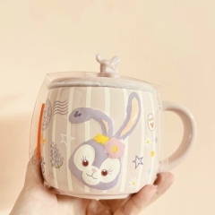 特价上海迪士尼星黛露带盖马克杯陶瓷水杯子牛奶咖啡杯 特价上海迪士尼星黛露带盖马克杯陶瓷水杯子牛奶咖啡杯